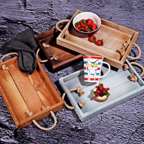 ხის ფერადი ლანგარი