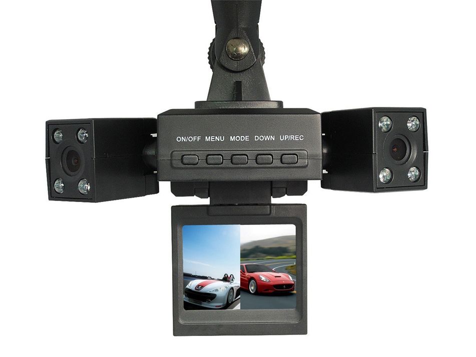 ვიდეო რეგისტრატორი two camera car dvr